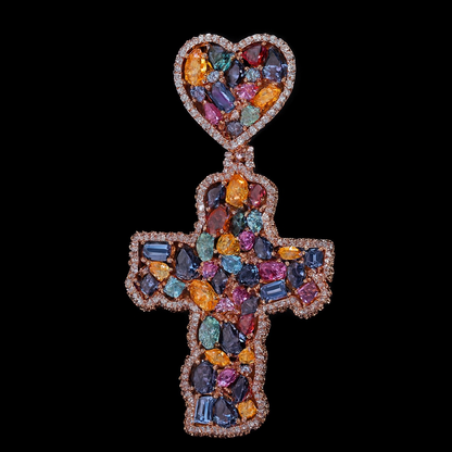 Mosaic Cross Pendant