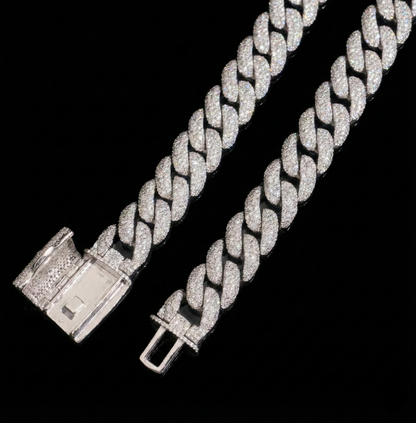 Mosaic Set Cuban Link Chain