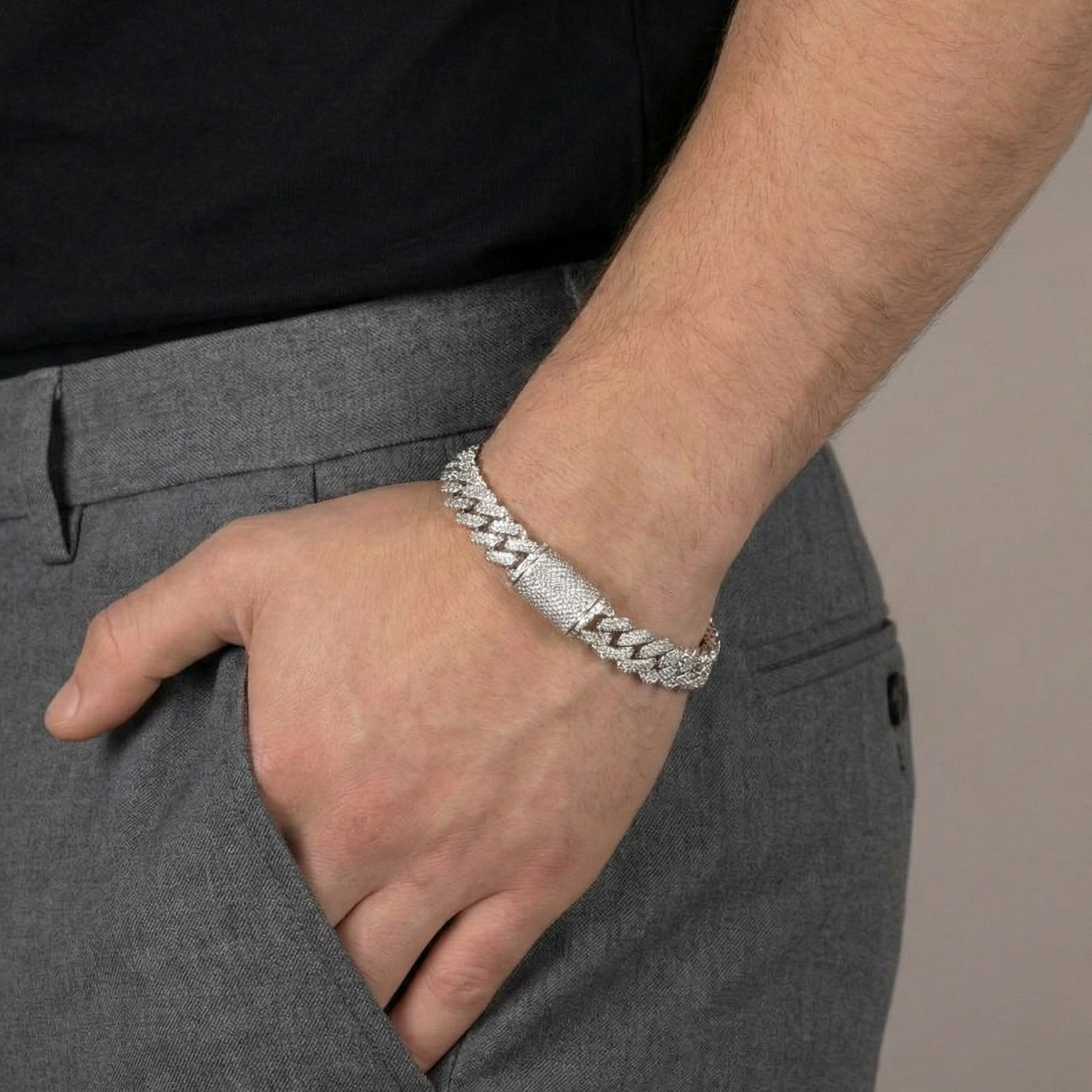 Prong Cuban Bracelet
