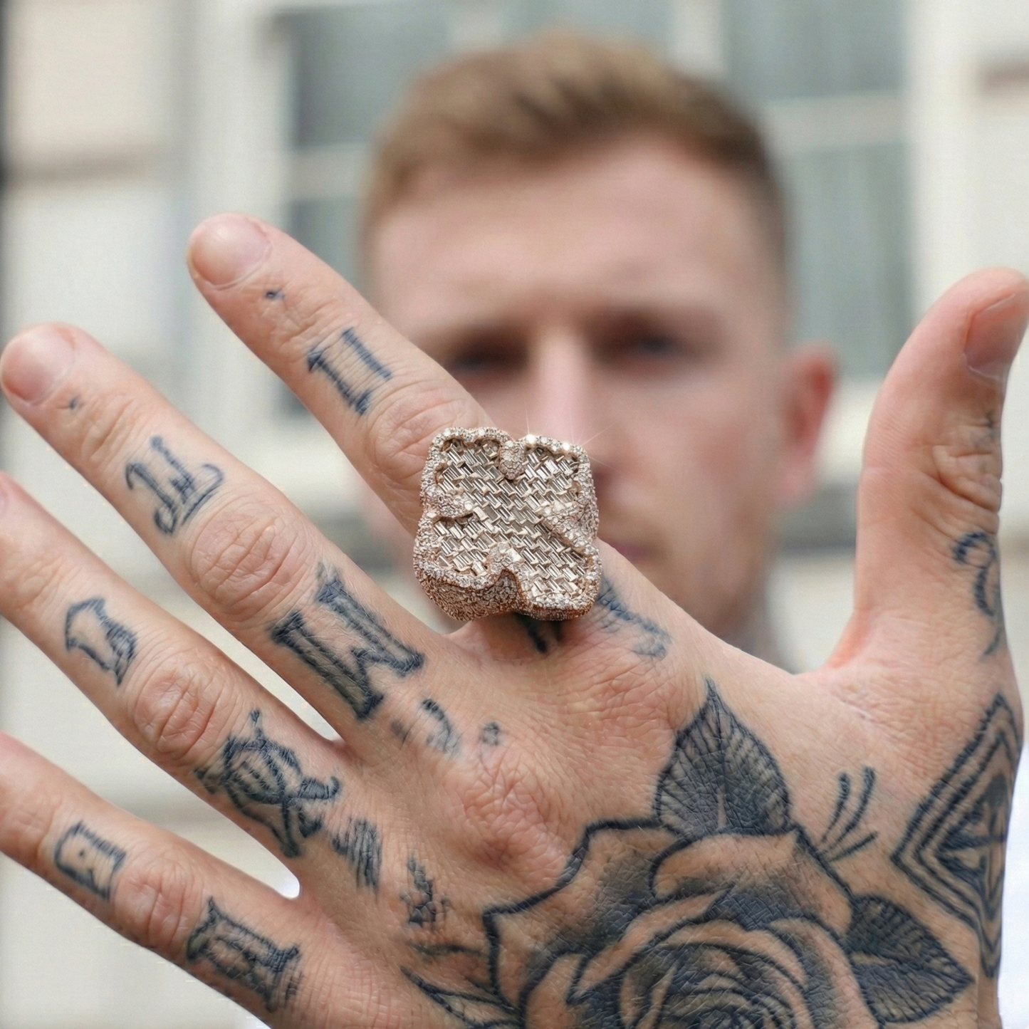 Cross Ring (Chrome Hearts Inspired)