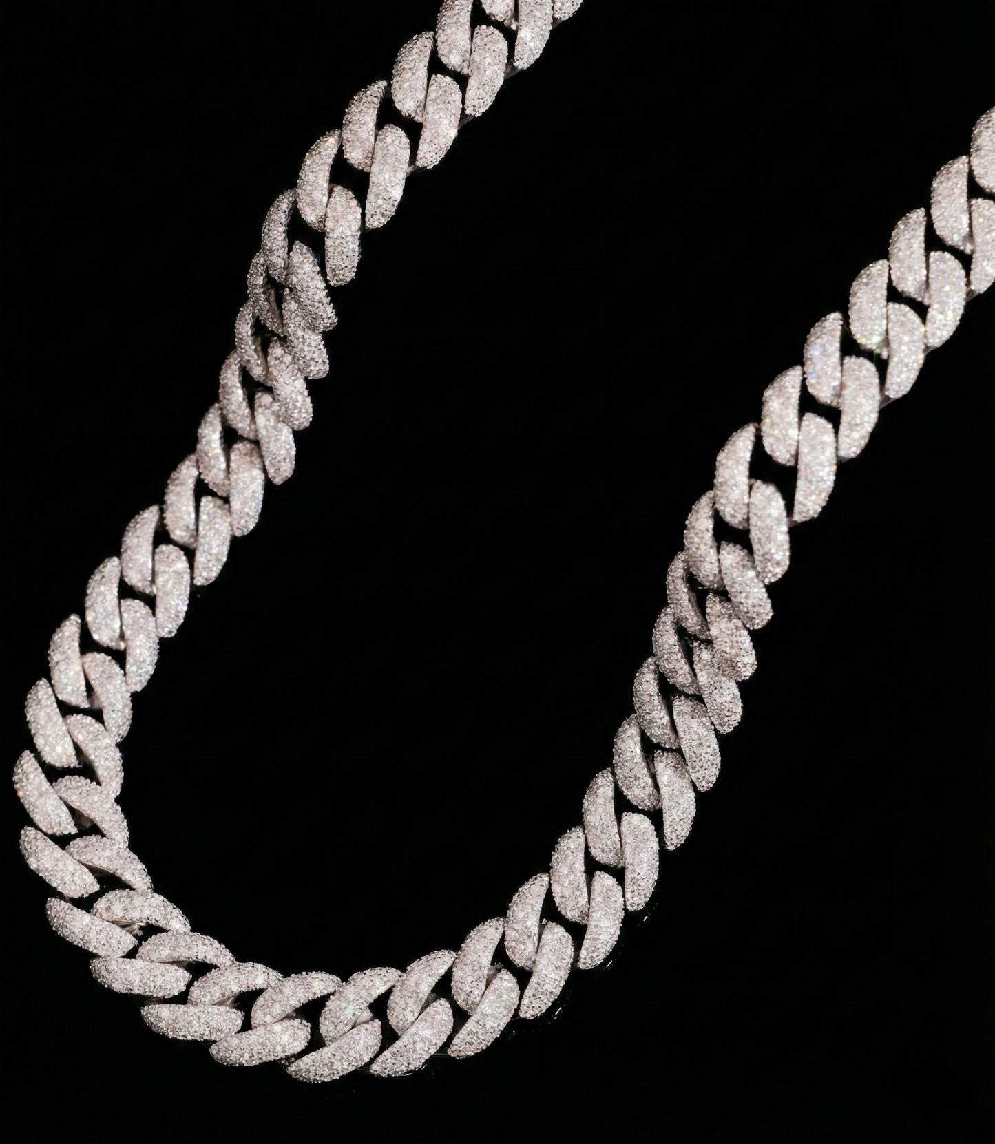 Mosaic Set Cuban Link Chain