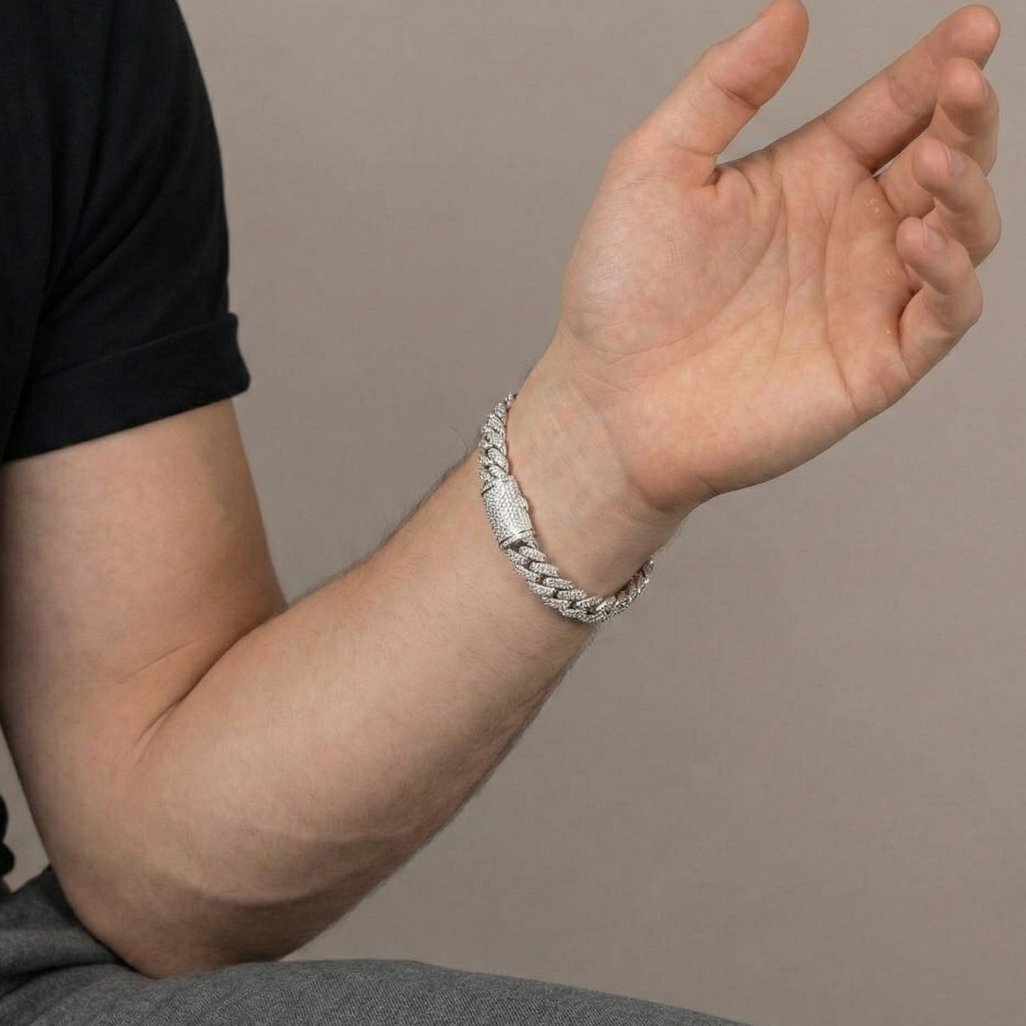 Prong Cuban Bracelet