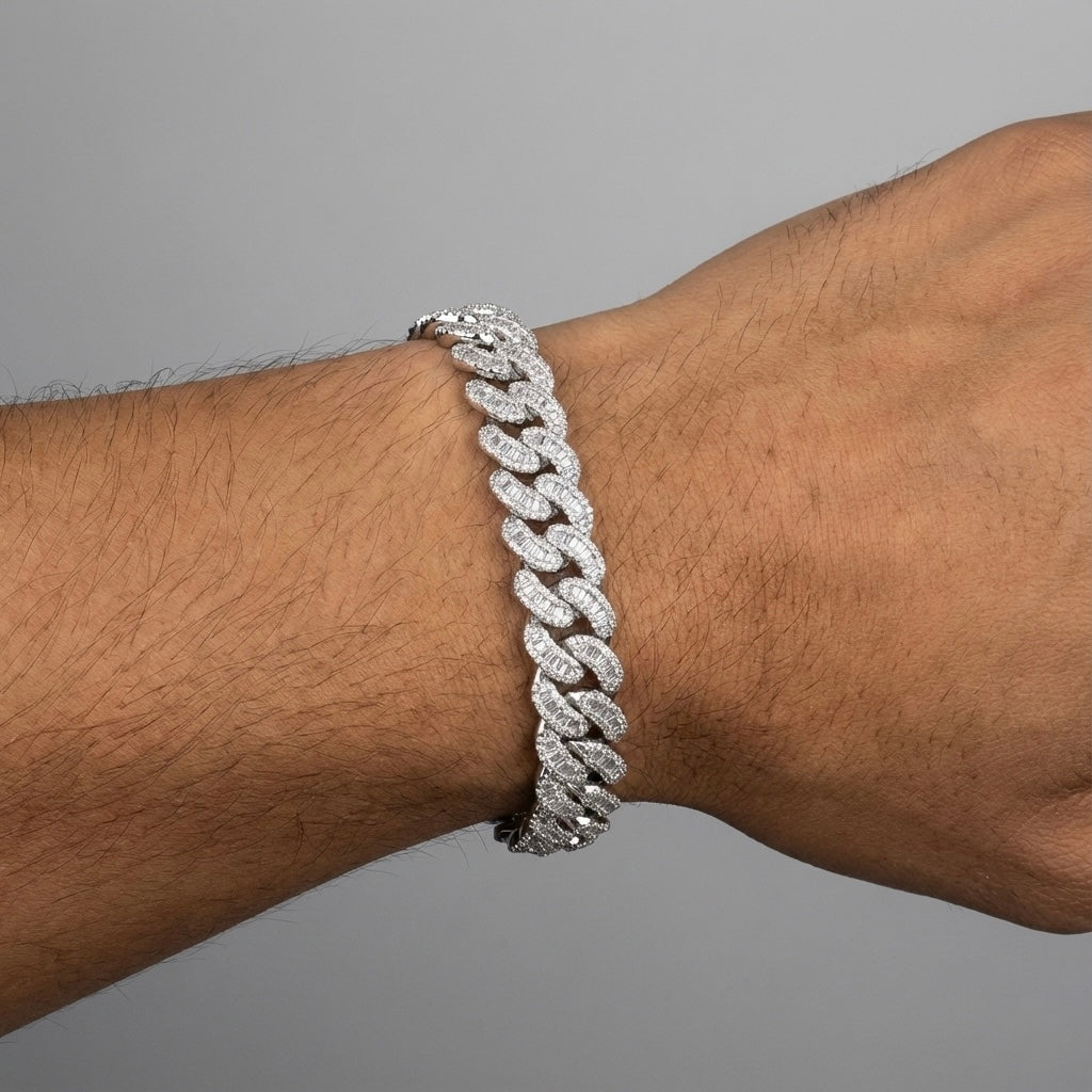 Miami Cuban Link Baguette Bracelet