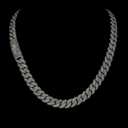 Mosaic Set Cuban Link Chain