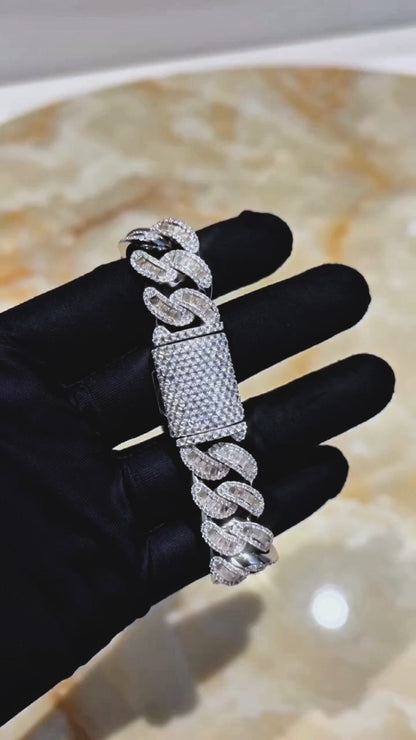 Miami Cuban Link Baguette Bracelet